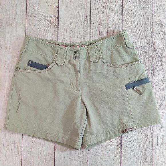 Salomon Pants - Salomon cotton cargo hiking shorts sz 8